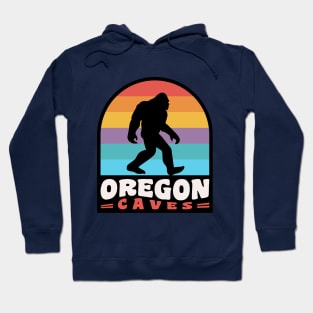 Oregon Caves National Monument Bigfoot Sasquatch Retro Hoodie